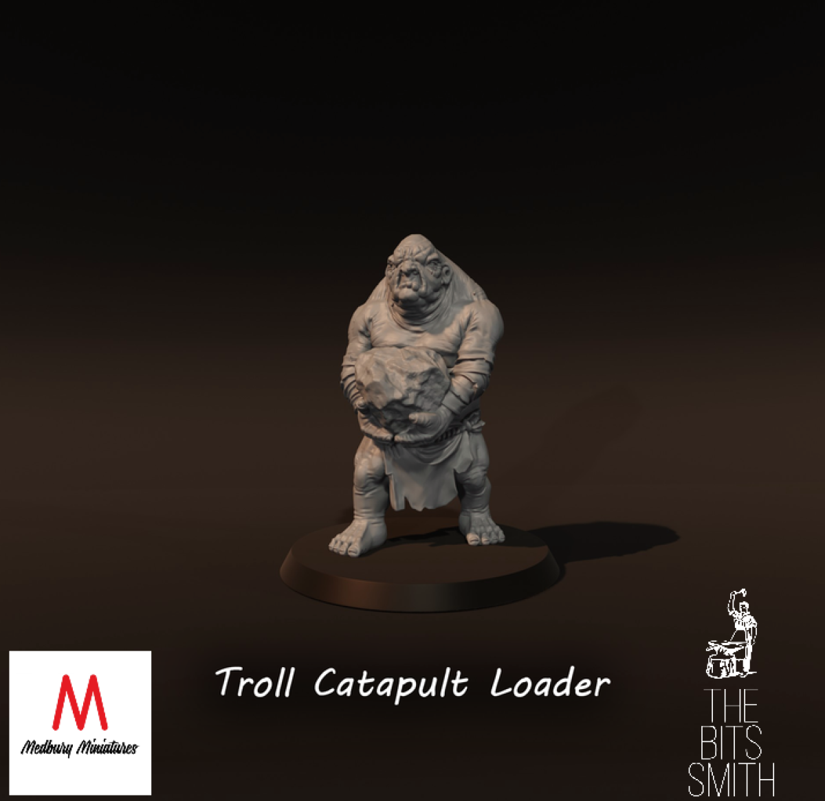 Ork Katapult mit Crew und Troll